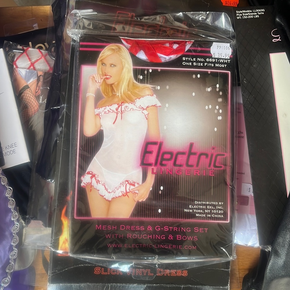 Electric lingerie Halloween costume